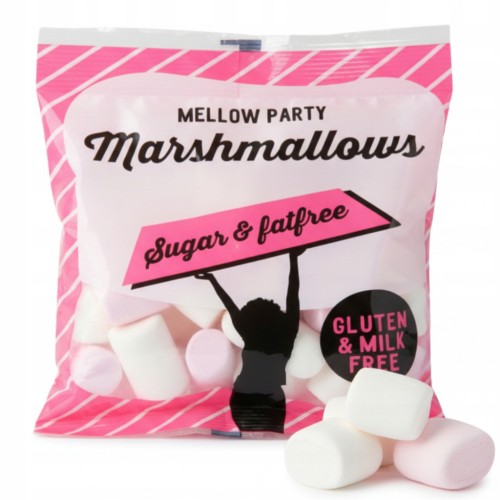 Mellow Party Marshmallow Pianki - bez cukru, bez glutenu, bez laktozy (50g)