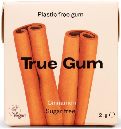 True Gum Cynamonowa - Naturalna guma do żucia, bez cukry (z Danii)
