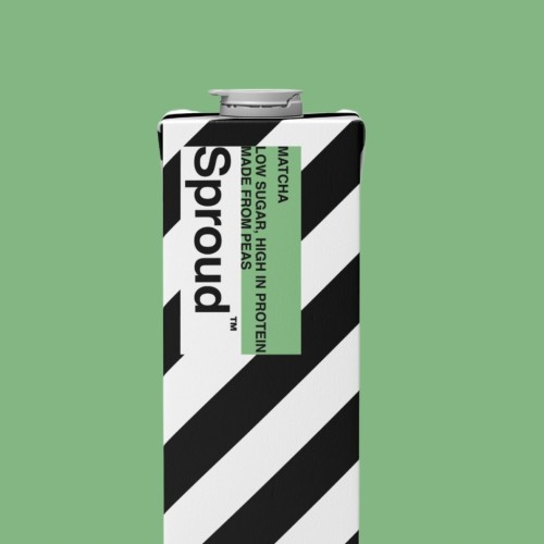 Sproud Matcha z Grochu - napój roślinny, wysokobiałkowy, wegański (Szwecja)