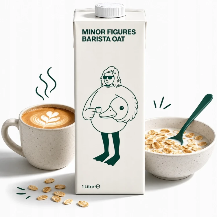 Minor Figures Barista – napój roślinny owsiany, wegański, bez cukru (UK)