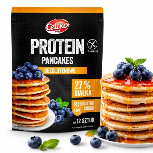 Celiko Pancakes Protein - Mieszanka na naleśniki, bez cukru, bez glutenu