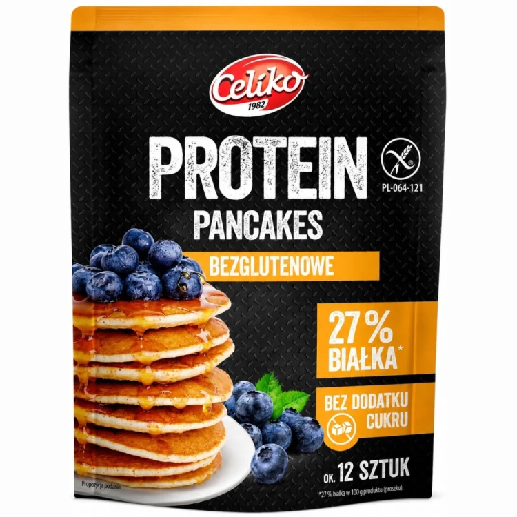 Celiko Pancakes Protein - Mieszanka na naleśniki, bez cukru, bez glutenu