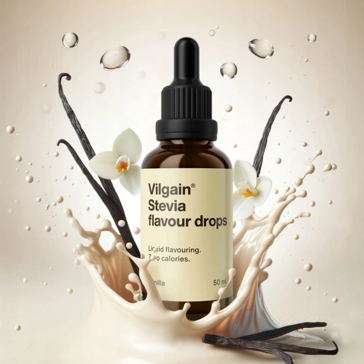 Vilgain Flavour Drops Smak Waniliowy - Krople Słodzące (50ml)