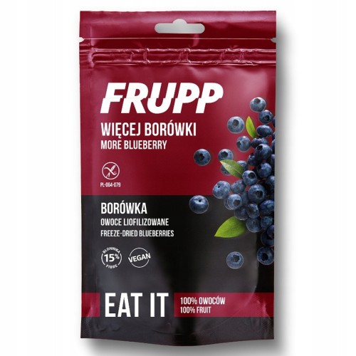 Frupp Celiko - Borówka liofilizowana, bez cukru (15g)