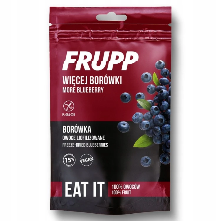 Frupp Celiko - Borówka liofilizowana, bez cukru (15g)
