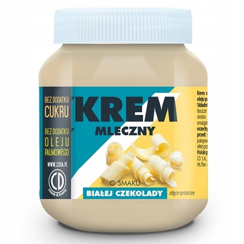 White Love CD - krem o smaku białej czekolady, bez cukru (350g)