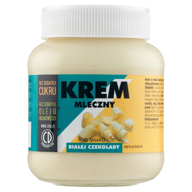 White Love CD - krem o smaku białej czekolady, bez cukru (350g)