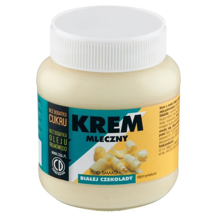 White Love CD - krem o smaku białej czekolady, bez cukru (350g)