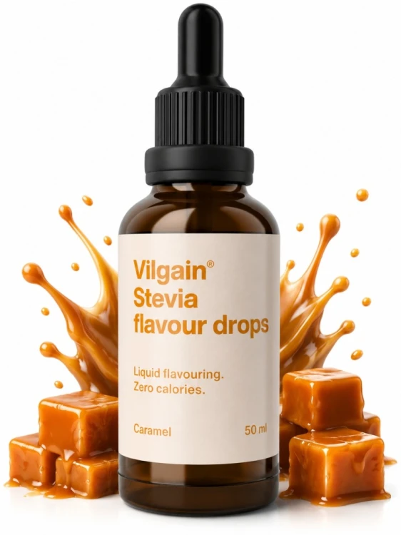 Vilgain Flavour Drops Smak Karmelowy - Krople Słodzące (50ml)