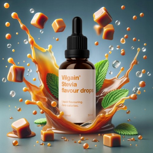Vilgain Flavour Drops Smak Karmelowy - Krople Słodzące (50ml)