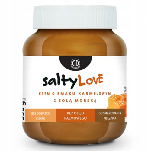 SaltyLove CD Krem o Smaku Słonego Karmelu - bez cukru (350g)