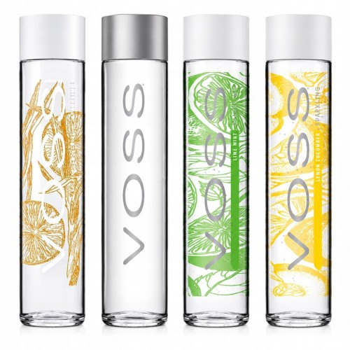 Voss MIX 4 Smaków – woda artezyjska, w szklanej butelce 375 ml (Norwegia)