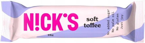 Nick's Soft Toffee - baton czekoladowy z nadzieniem tofi, bez cukru
