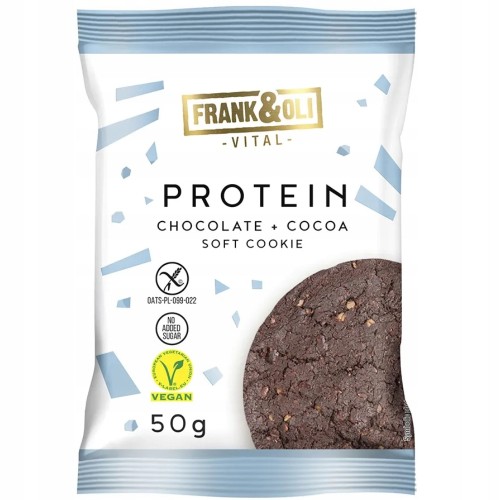 Frank&Oli Protein MIX 4 Smaki - 12 szt. ciastka wysokobiałkowe, bez glutenu