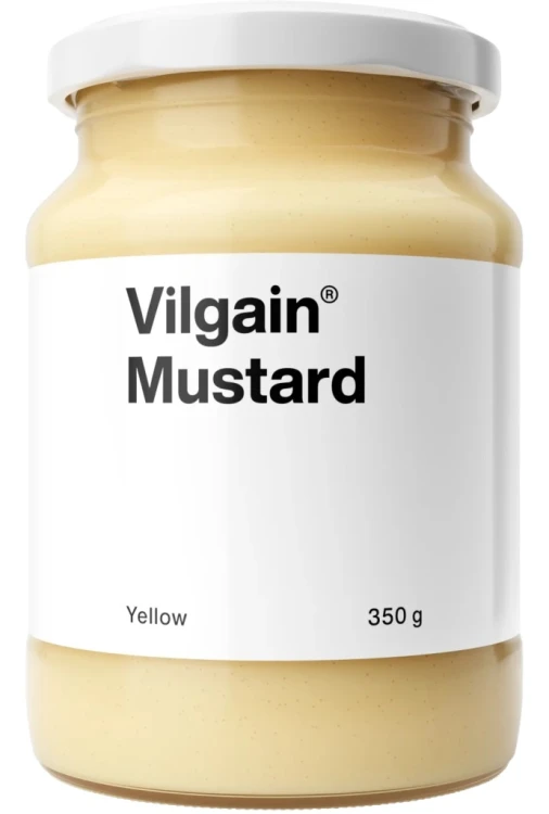Vilgain Musztarda Pełnotłusta - bez konserwantów, omega-3 (350g)