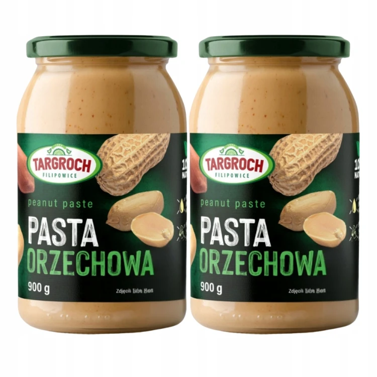 Targroch Pasta Orzechowa - bez cukru, 100% orzechów, KETO (900g)