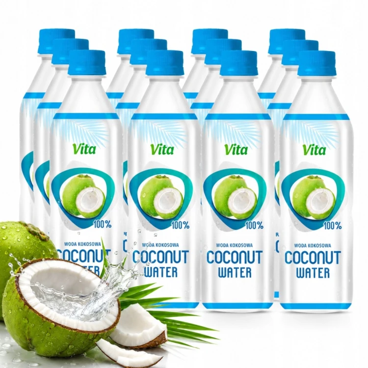 VITA Woda Kokosowa - 12 x 500ml, bez konserwantów, 100% NFC (500ml)
