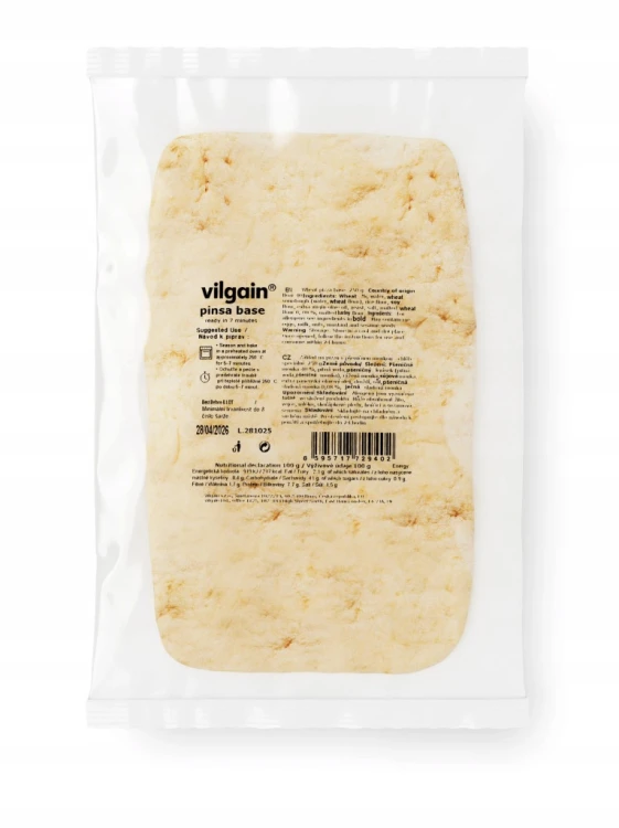 Vilgain Pinsa Romana - spód ciasto do pizzy, oliwa z oliwek, włoska (250g)