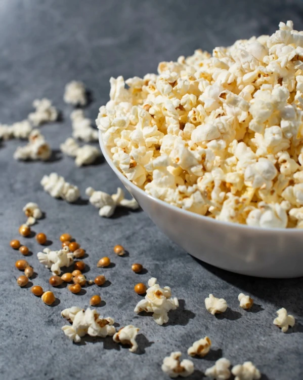 Vilgain Popcorn do Mikrofalówki BIO - naturalny, włoska kukurydza, błonnik