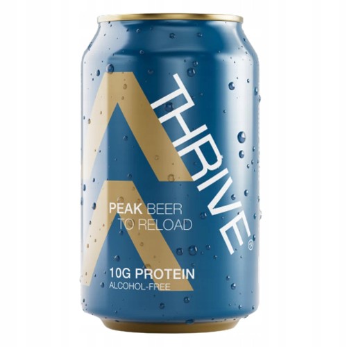 Thrive 0% Peak IPA - Funkcjonalne, piwo bezalkoholowe, proteinowe (Belgia)