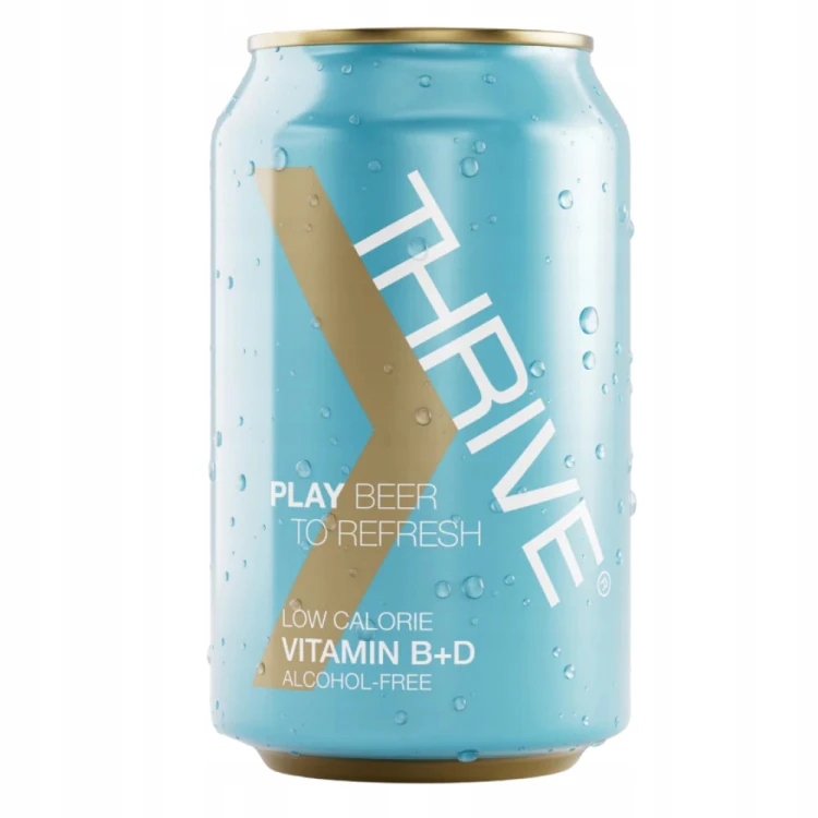 Thrive 0% Play IPA - Funkcjonalne, piwo bezalkoholowe, witaminy (Belgia)