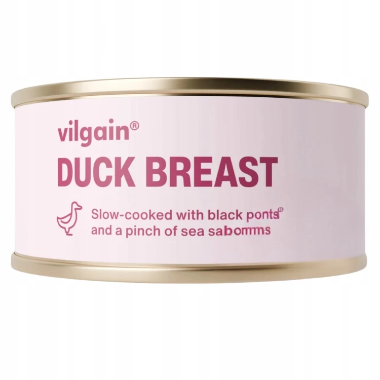 Vilgain Pierś z kaczki - 98% Mięsa, wysokobiałkowe (100g)
