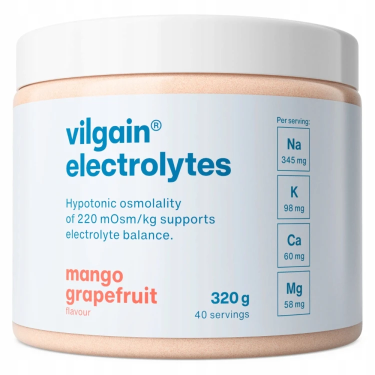 Vilgain Elektrolity - napój hipotoniczny, magnez, potas, smak mango (320g)