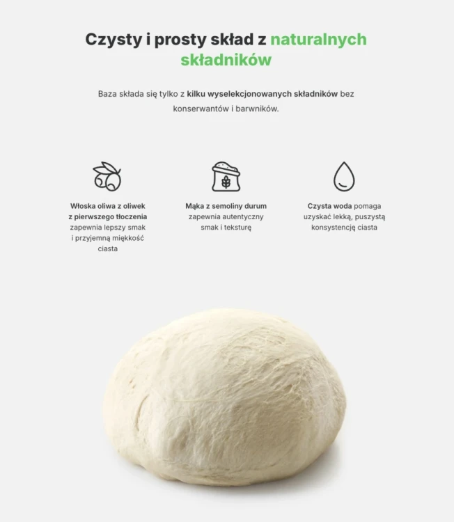 Vilgain Mini Spody do Pizzy - 100% naturalnych składników, 200g (8 szt.)