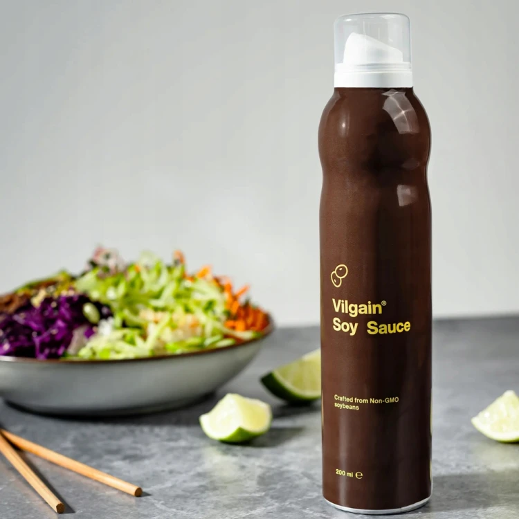 Vilgain Sos Sojowy - Spray do dań i sałatek, bez glutenu (200ml)