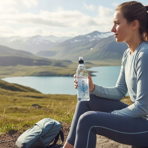 Icelandic Glacial - Woda źródlana niegazowana, sport cap, 750ml (Islandia)