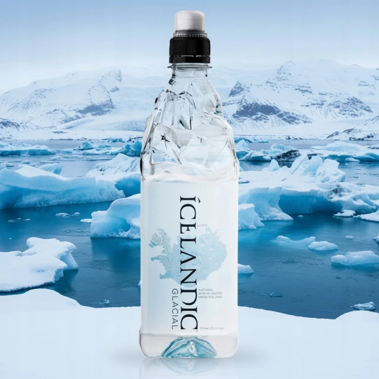 Icelandic Glacial - Woda źródlana niegazowana, sport cap, 750ml (Islandia)