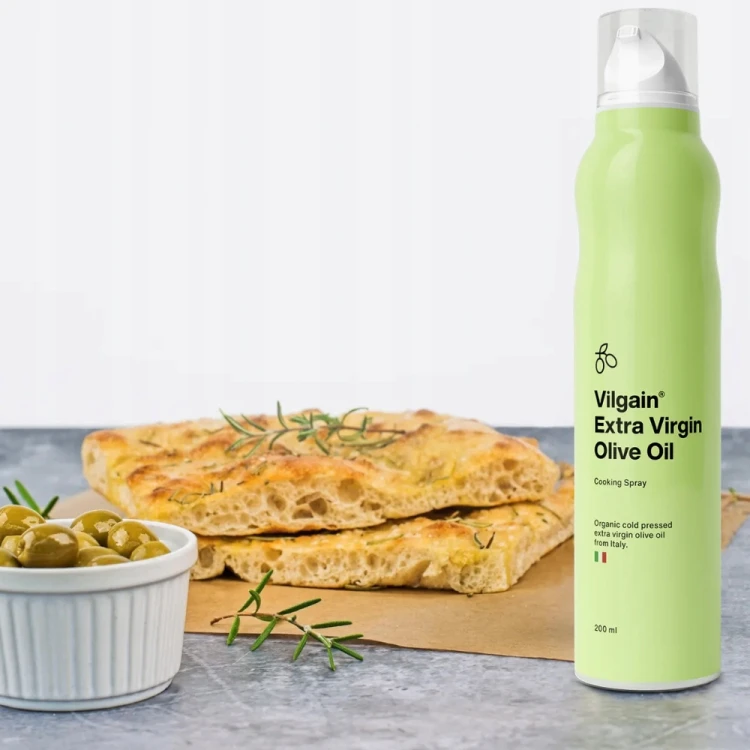 Vilgain Oliwa z Oliwek BIO - Spray do Airfryer, na patelnie, do sałatek