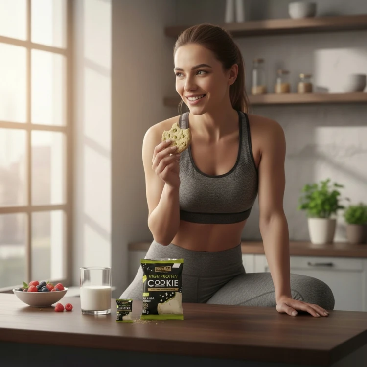 Frank&Oli Pistacja i Biała Czekolada - ciastko proteinowe, bez cukru (50g)