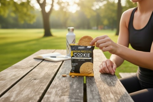 Frank&Oli Słony Karmel - ciastko proteinowe, bezglutenowe, bez cukru (50g)