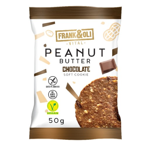 Frank&Oli Pasta Orzechowa Czekolada - ciastko bez glutenu, bez cukru