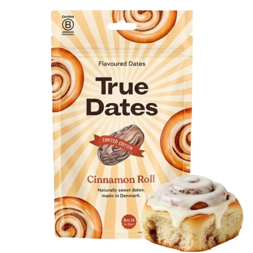 True Dates Cinnamon Roll - Daktyle cynamonowe, bez cukru (100g)
