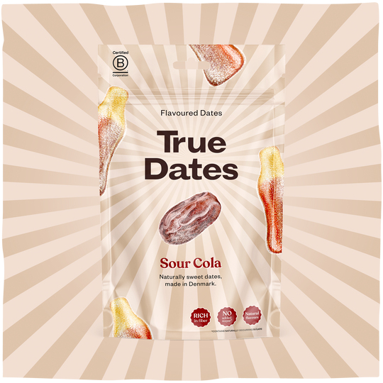 True Dates Sour Cola - Daktyle słodko kwaśne Cola, bez cukru (100g)