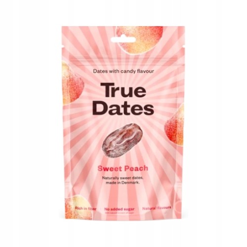 True Dates Sweet Peach - Daktyle Słodka Brzoskwinia, bez cukru (100g)
