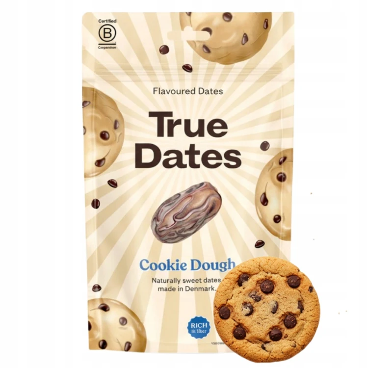 True Dates Cookie Dough - Daktyle Ciasteczkowe, bez cukru (100g)