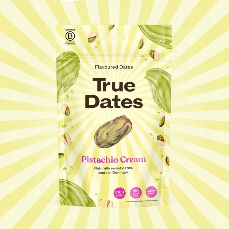 True Dates Pistachio Cream - Daktyle Pistacjowe, bez cukru (100g)