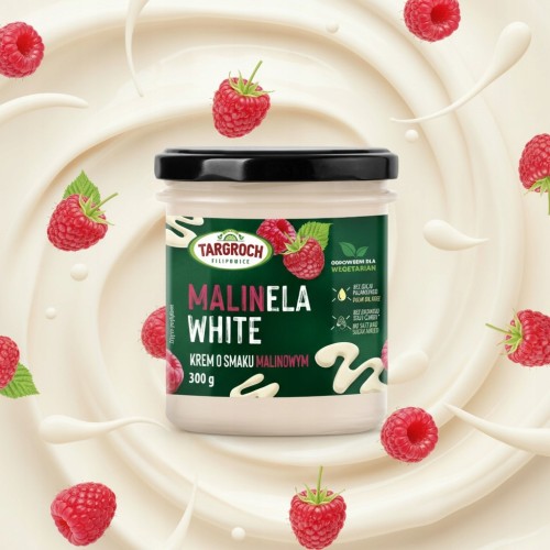 Targroch Krem Malinowy Malinela White - bez cukru (300g)
