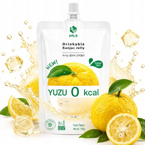 Jelly.B Konjac Jelly Yuzu - galaretka do picia, bez cukru (KETO)