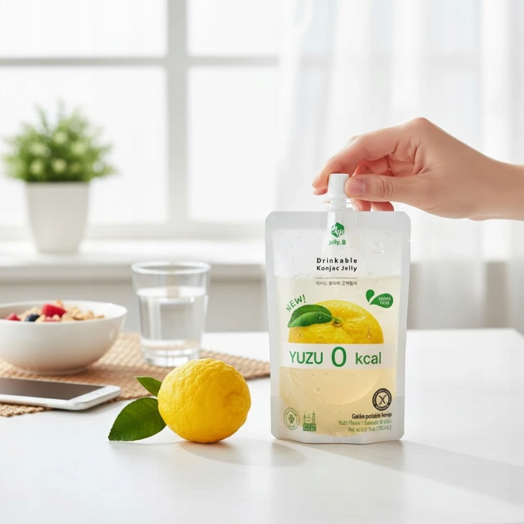 Jelly.B Konjac Jelly Yuzu - galaretka do picia, bez cukru (KETO)