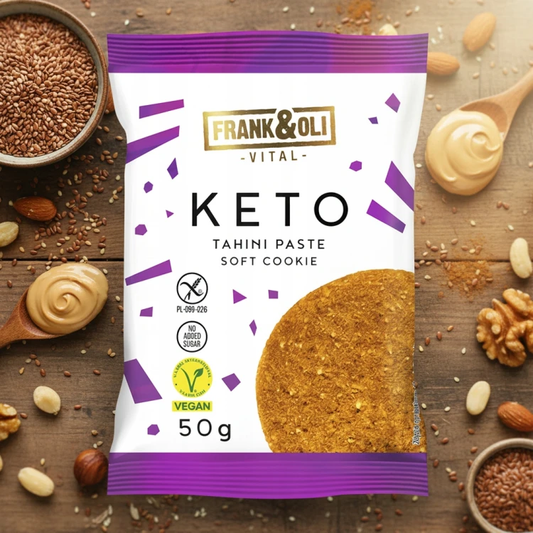Frank&Oli Keto MIX 4 Smaki - 12 szt. ciastka keto, bez glutenu, bez cukru