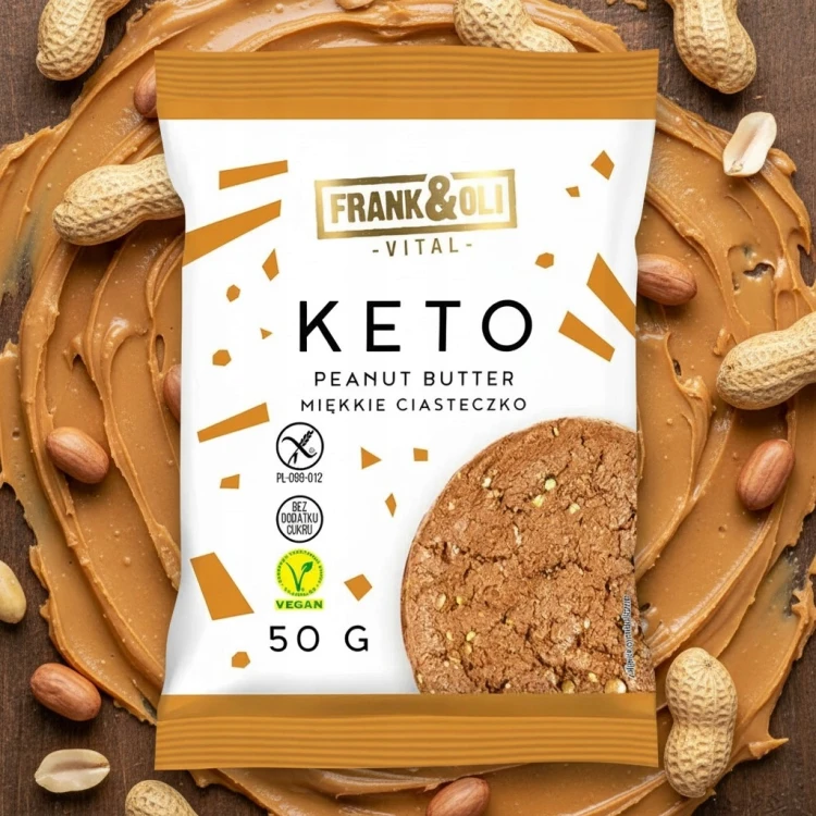 Frank&Oli Keto MIX 4 Smaki - 12 szt. ciastka keto, bez glutenu, bez cukru