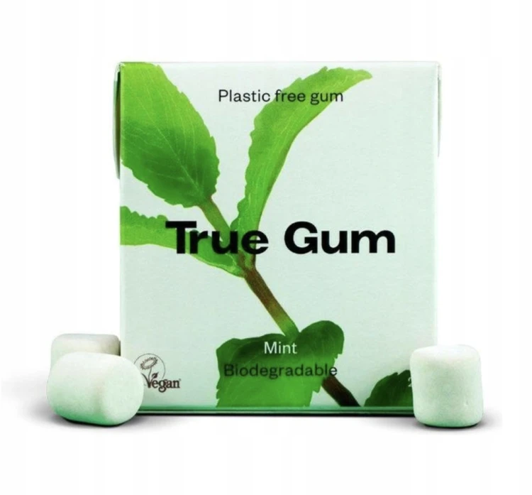 True Gum Mint - Naturalna guma do żucia, bez cukry (z Danii)