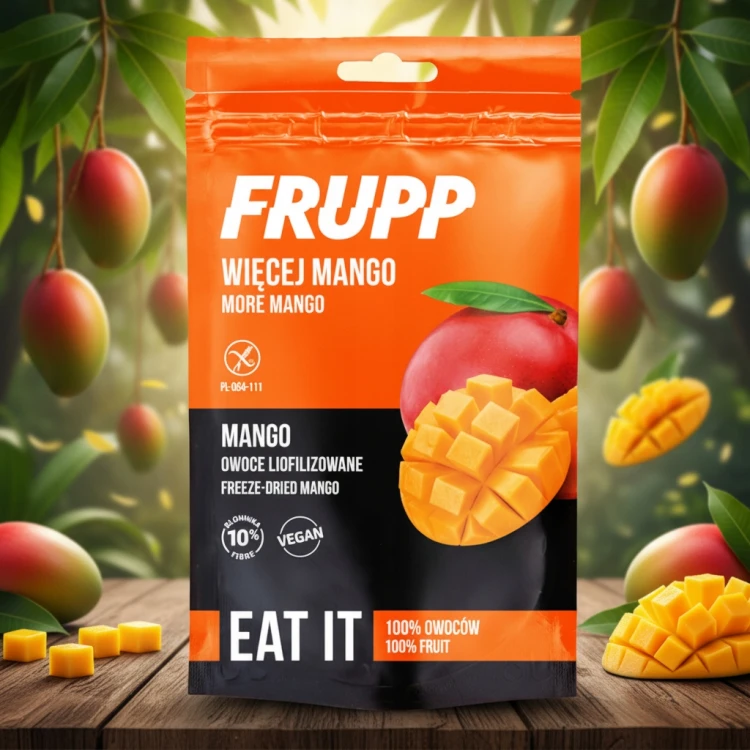 Frupp Celiko MIX Smaków - 8 szt. Owoce liofilizowane, bez cukru (15g)