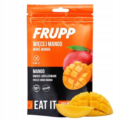 Frupp Celiko - Mango liofilizowane, bez cukru (15g)
