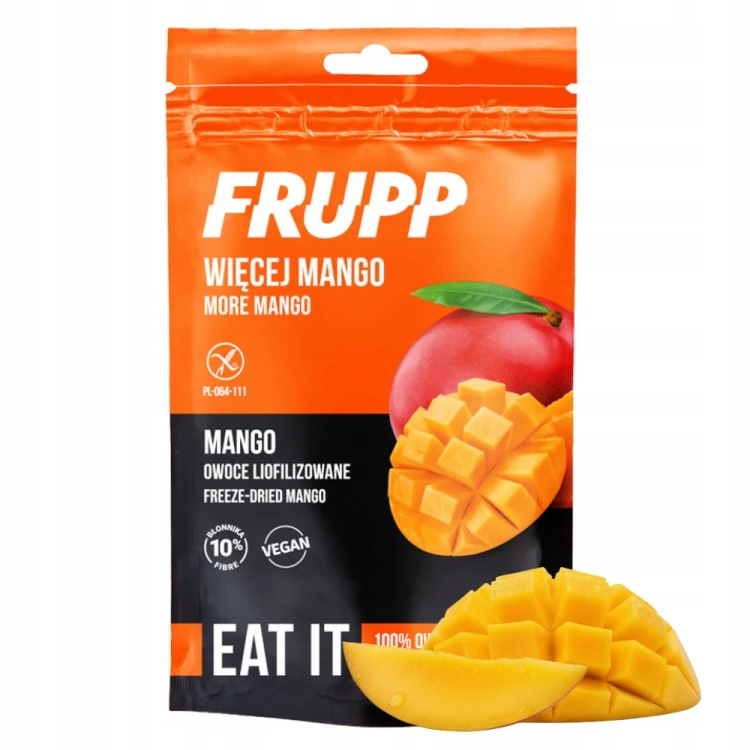 Frupp Celiko - Mango liofilizowane, bez cukru (15g)