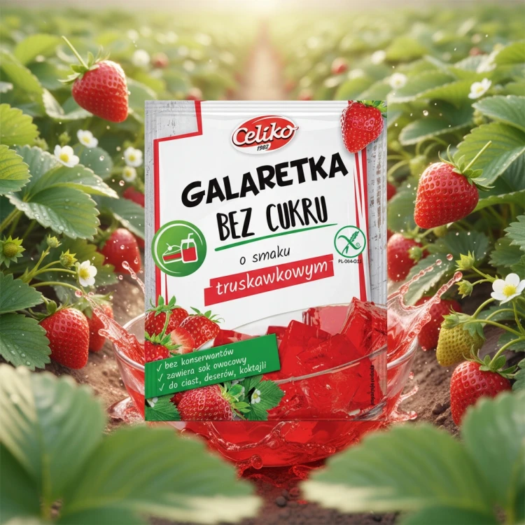 Celiko Galaretka MIX Smaków - 18 szt. bez cukru, bez glutenu